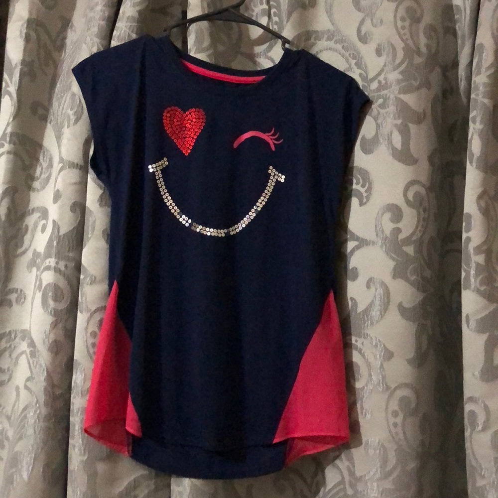 Blue / Pink shirt, excellent condition, worn once